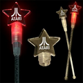 Light Up Stir Stick - Red - Star